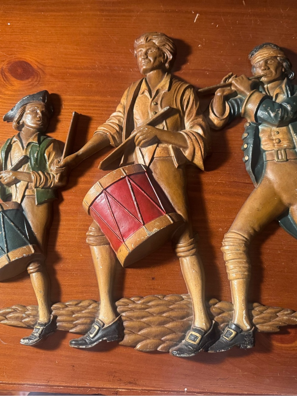 vintage Sexton USA cast metal "Fife & Drum Corps" Spirit of 76 design